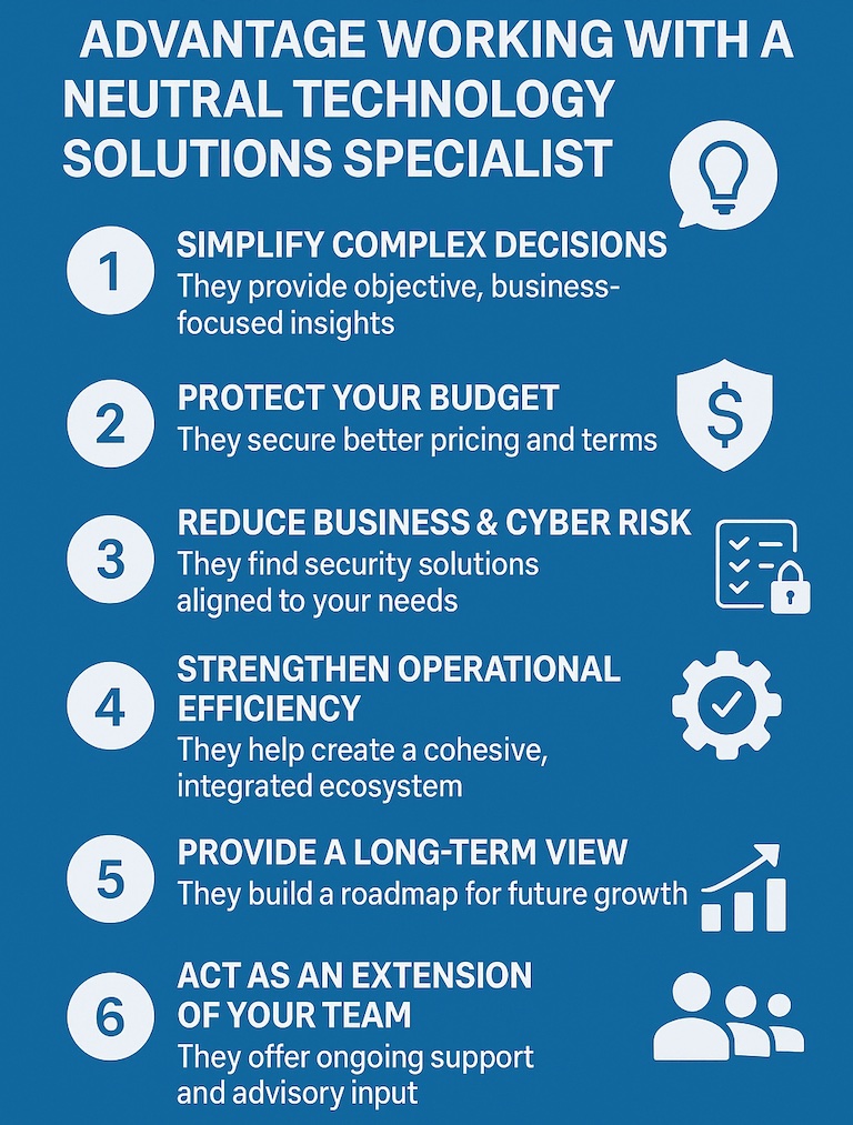 advantage of working with neutral technology solution specialist
