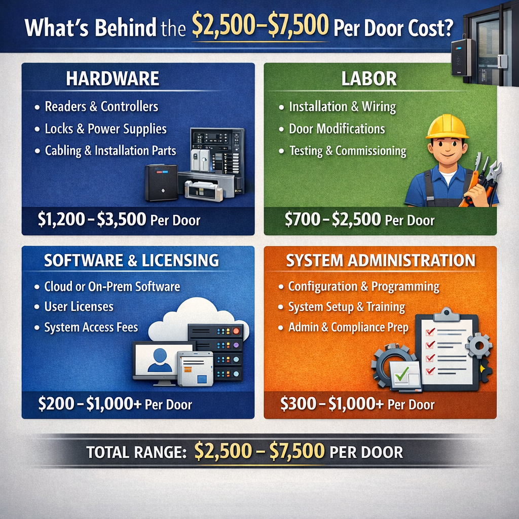 Door access control prices