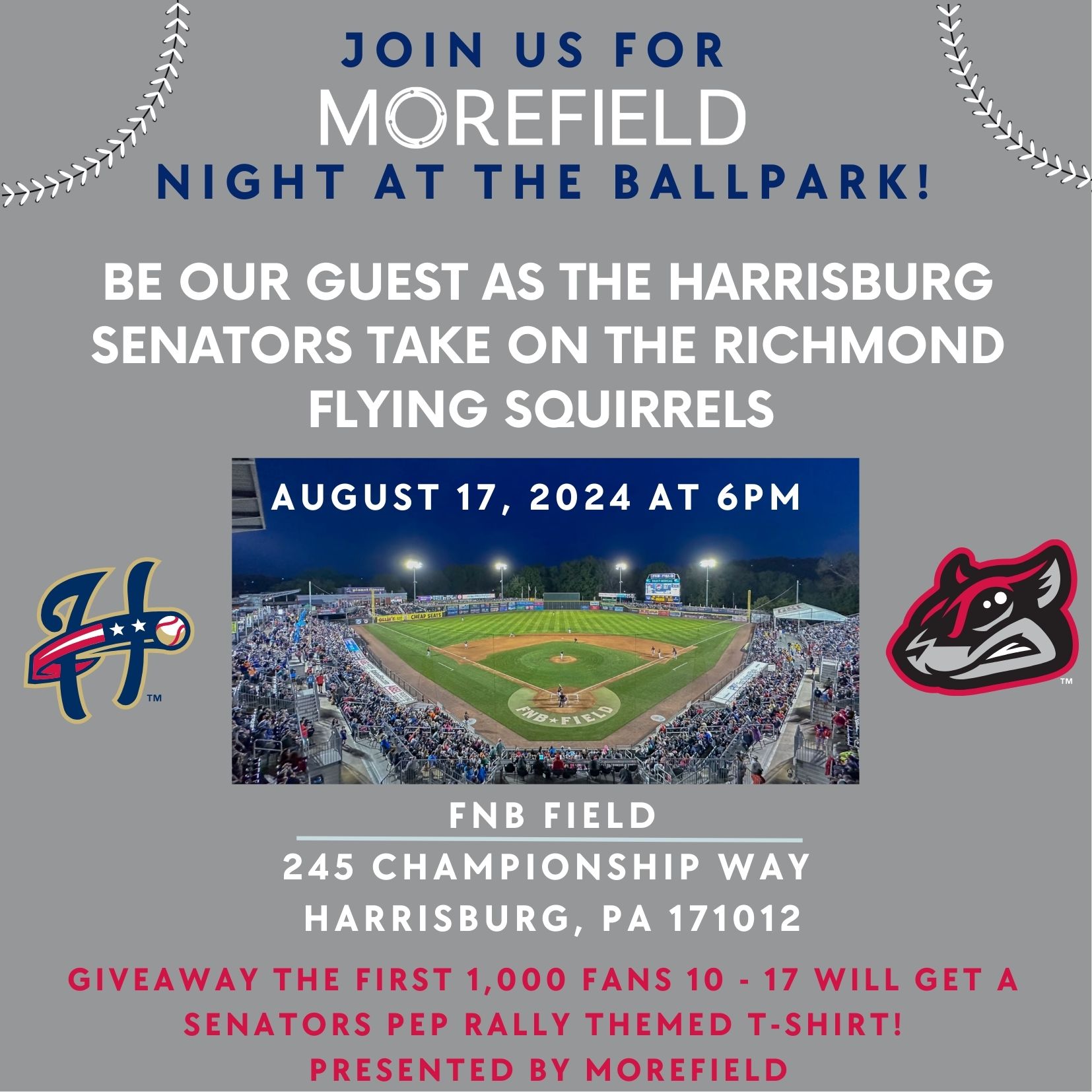 Join us for Morefield Night at the ballpark!(1)