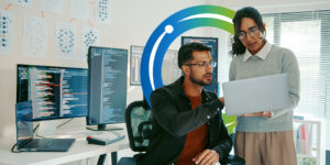 collaborating with coworkers using AI