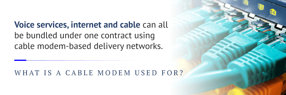what is a cable modem used for