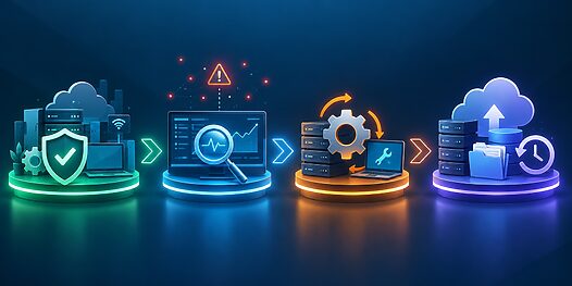 Four-Stage-Risk-Manage-Lifecycle-Infographic
